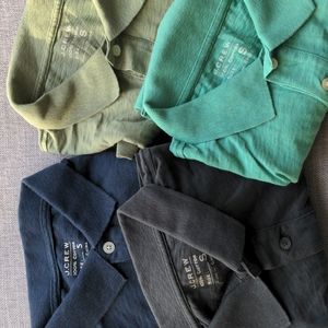 Lot 4 J. Crew Polos, Size S